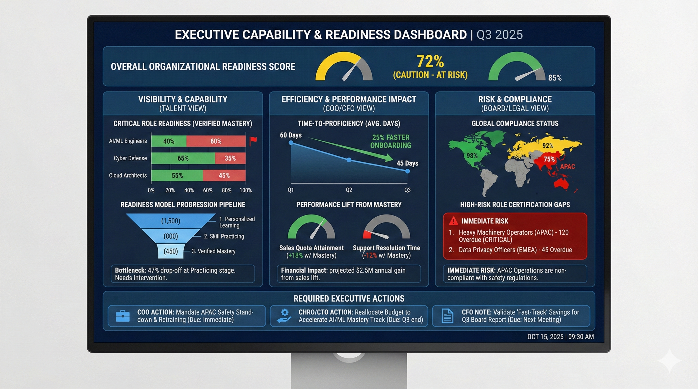 C-Level Risk Dashboard
